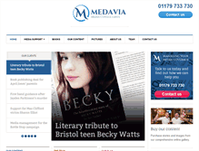 Tablet Screenshot of medavia.co.uk